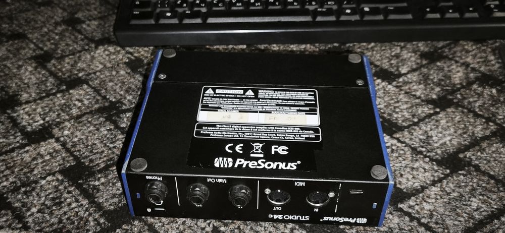 Аудіоінтерфейс, звукова карта Presonus studio 24c
