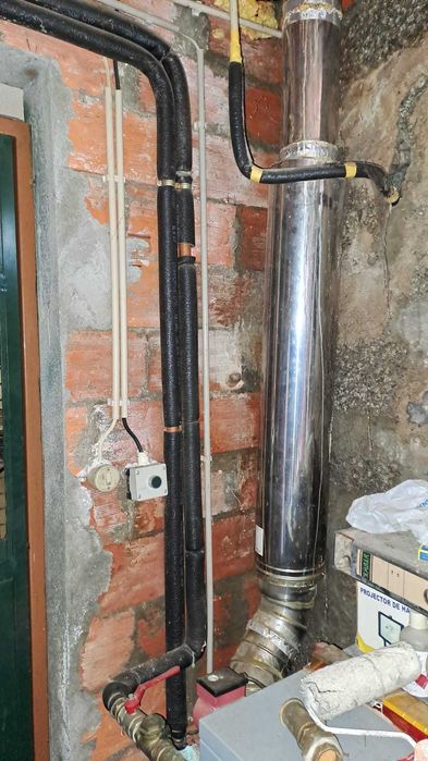 Caldeira de aquecimento + depósito