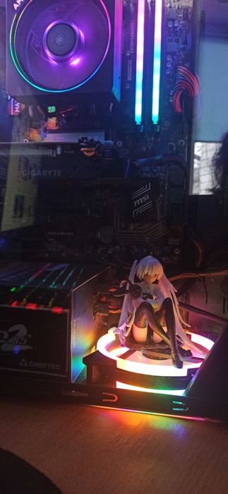 Милая аниме кукла леди с кроликом высотой 10 см  Sora