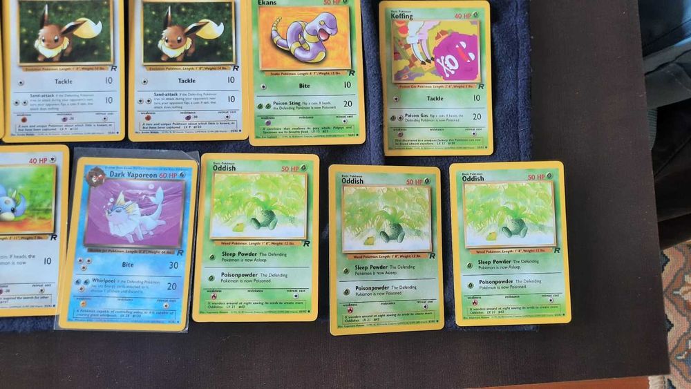 Cartas Pokémon TCG - Team Rocket Set - Comuns e Incomuns Inglês - Near Mint / Mint
