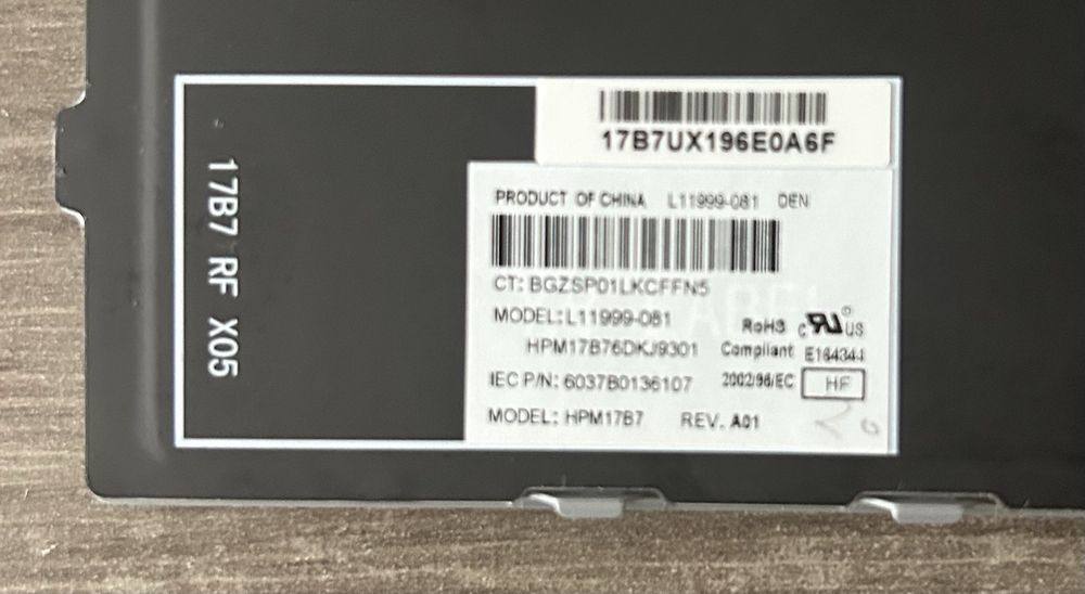 Teclado HP Elitebook 850 G5