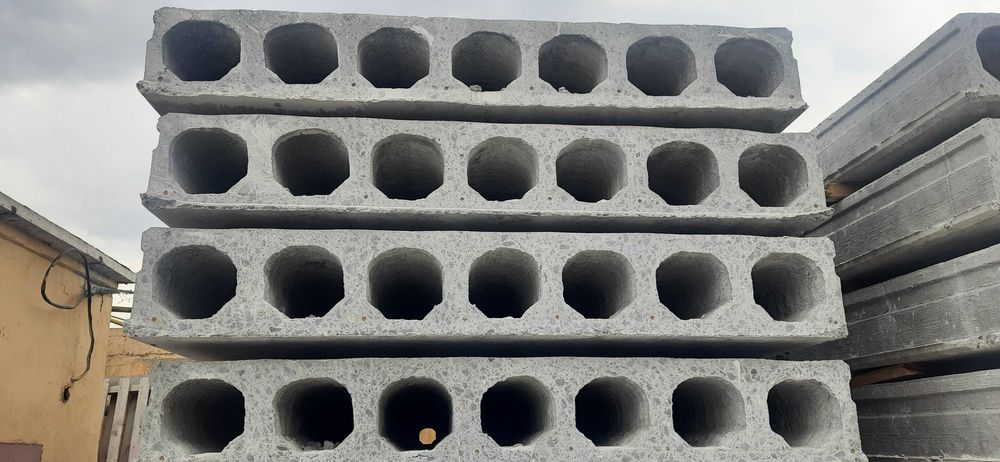 Плити перекриття, Плити полегшені, Панелі пустотні