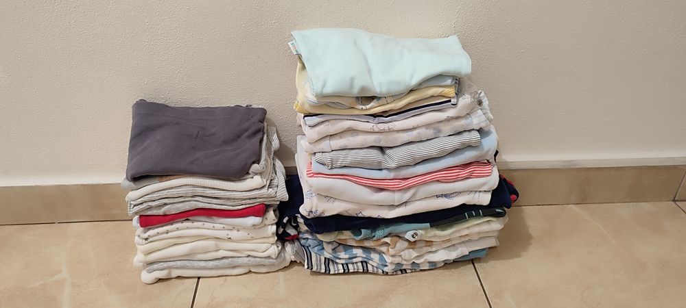 Ubranka niemowlęce dla chłopca paczka 56-68