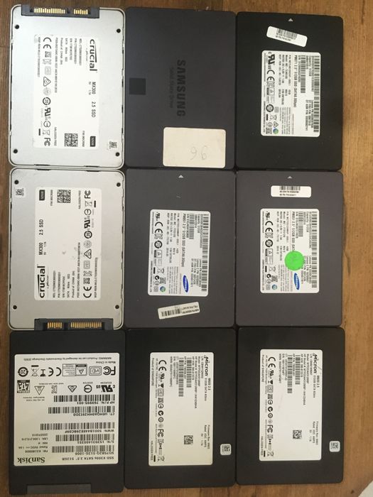 Ssd Sata Samsung 512 500 ідеальний стан micron Sandisk crucial