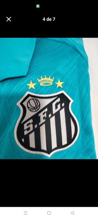 Camisola Neymar Jr (estilo Brasil/Santos), tamanho L, em excelente estado.