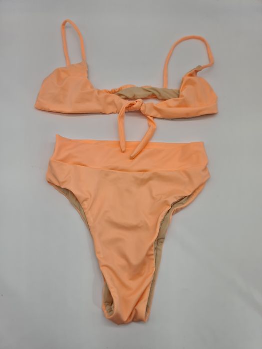 Bikini cor salmao fabrico artesanal M - novo