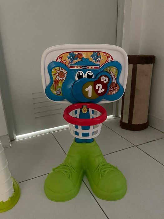 Baliza e tabela de basket