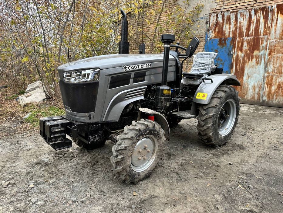 Мiнiтрактор Скаут XT 244 (3*1)(сiрий) доставка до дверей безкоштовна