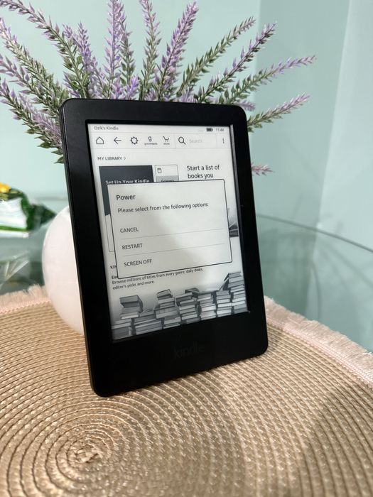 Uszkodzony Ebook czytnik Kindle Amazon