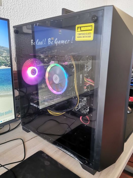 Desktop gamer Ryzen5 nVidia GTX 16GB ram e SSD