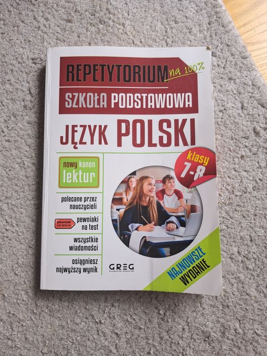 Repetytorium Greg język polski klasy 7-8