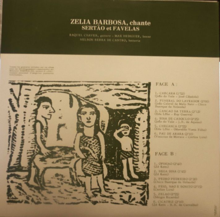 LP Zélia Barbosa - Brésil (Sertão e Favelas)