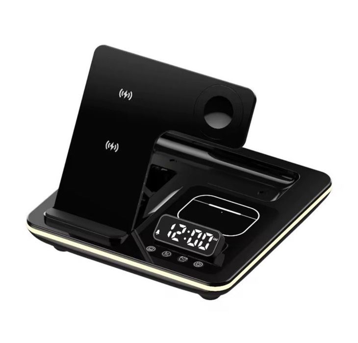 Ładowarka 5w1 do Apple, iPhone, Watch, AirPods, Automatycznie Składana