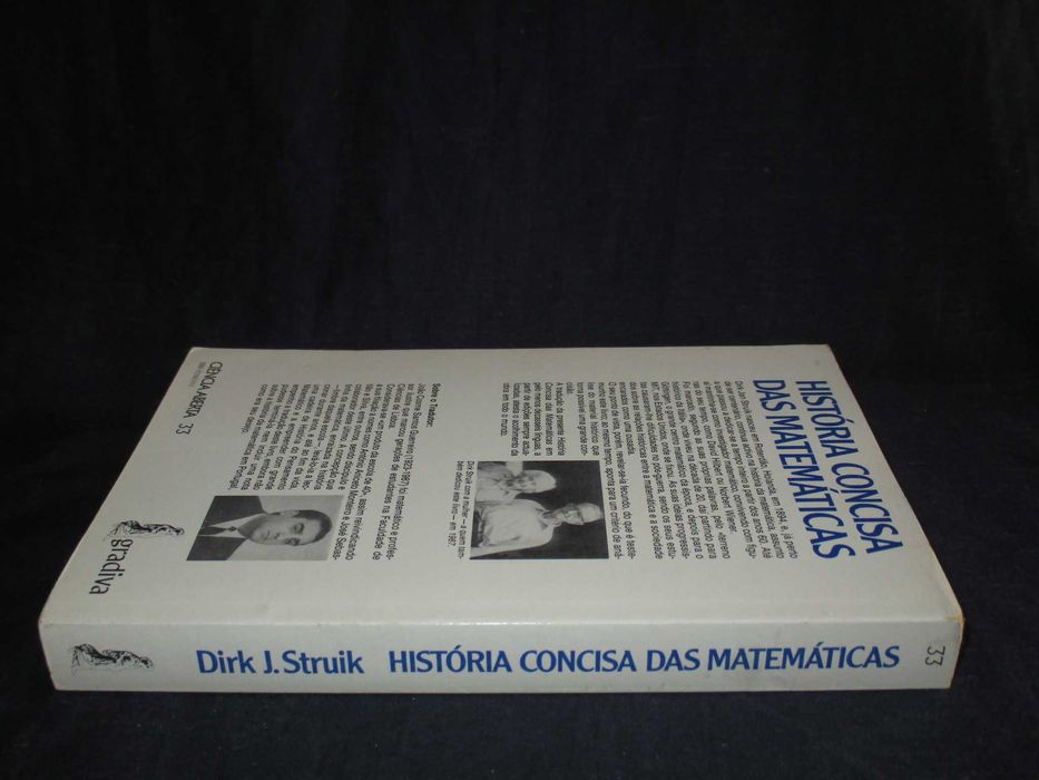Livro História Concisa das Matemáticas Struik