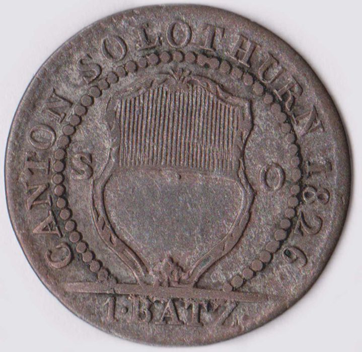 Moedas Raras Cantões Suíços e Sacro Imperio Romano (1634.1826)