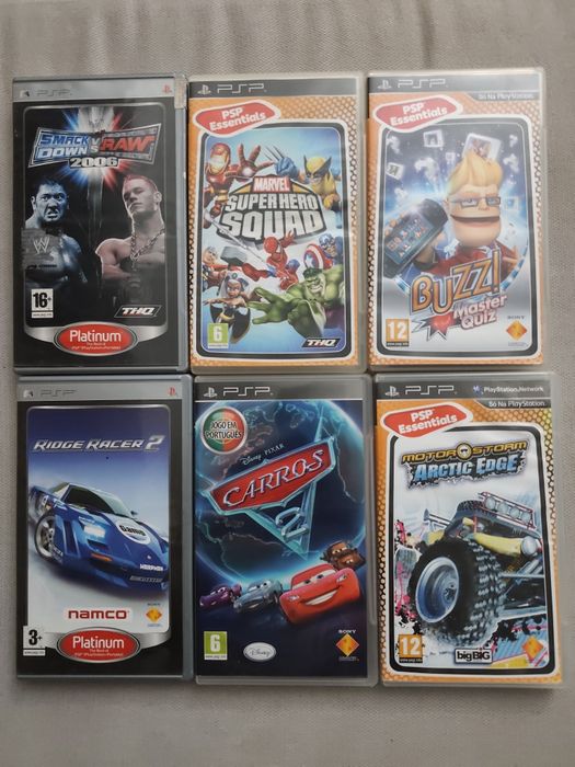 Jogos PSP como novos