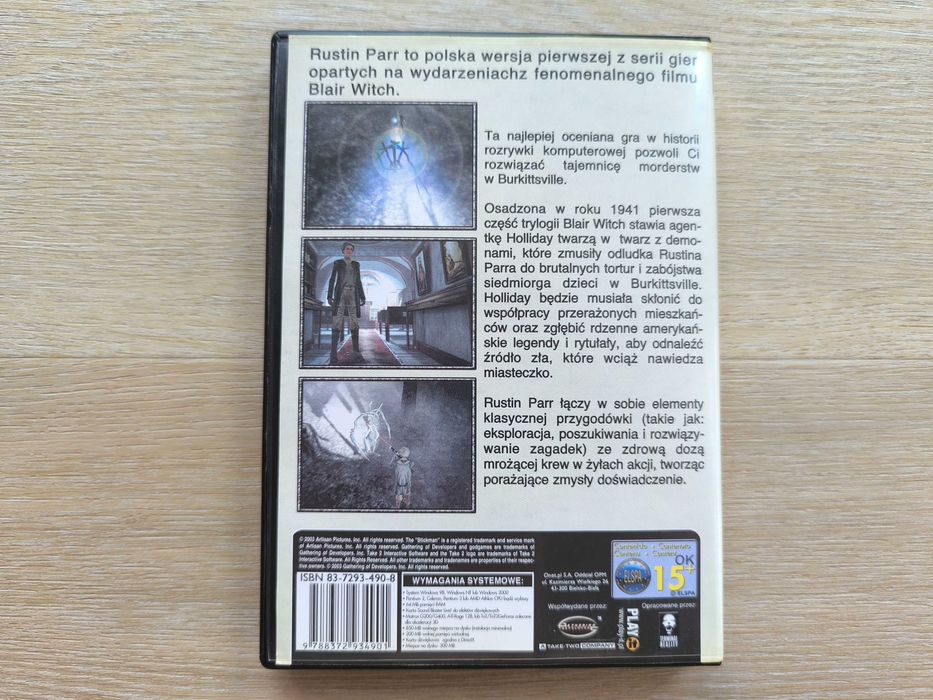 Blair Witch, część pierwsza Rustin Parr (2000) [PC] (POLSKA WERSJA)