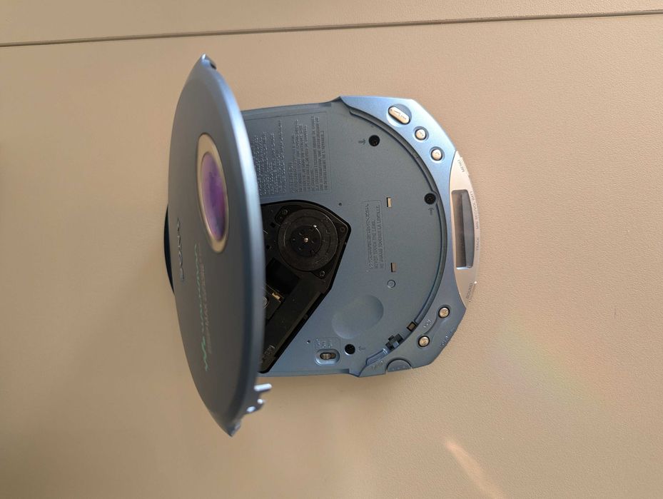 Sony CD Walkman D-E350 azul-petróleo, ESP Max