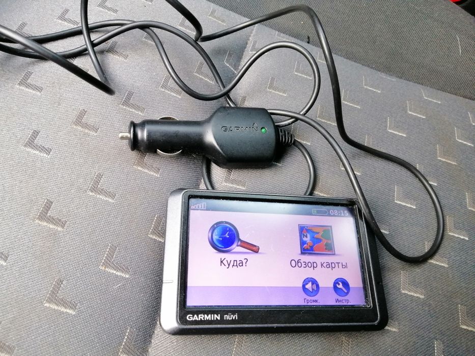 Garmin nuvi в рабочем состоянии