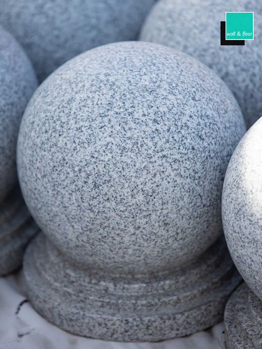 Ogrodowa Kula Granitowa polerowana G603 Dekoracja do domu i ogrodu