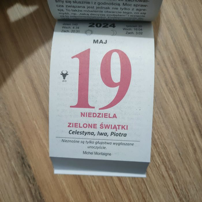 Kartka z kalendarza 2024