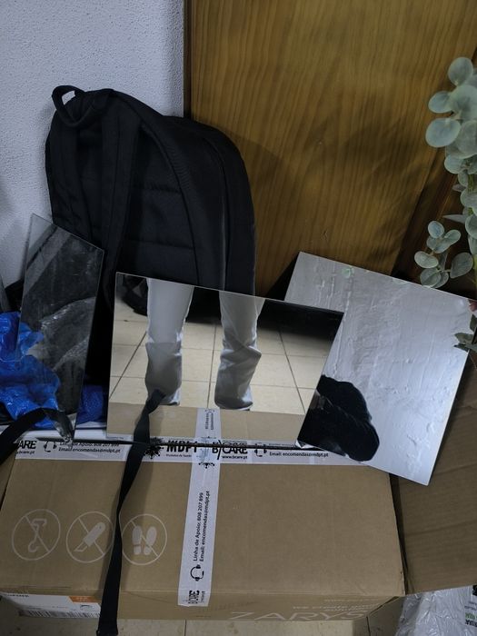 3 espelhos quadrados conjunto