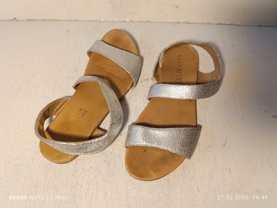 sandały skórzane Lasocki