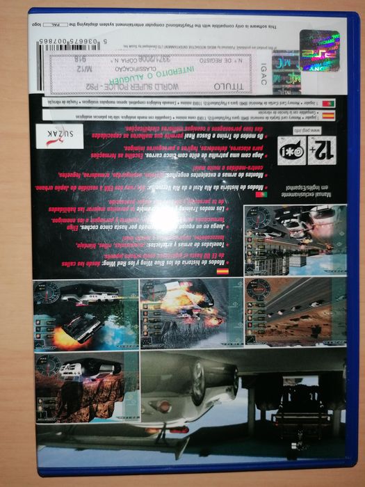 Jogo PS2 ( PlayStation 2 ) World Super Police (Bom Estado)