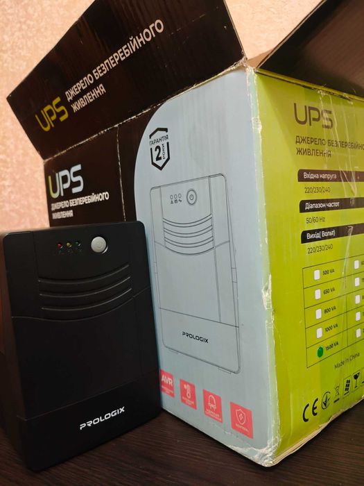 Новые ИБП, УПС UPS Prologix plpu1500va4led plp850va8led plp600va2led