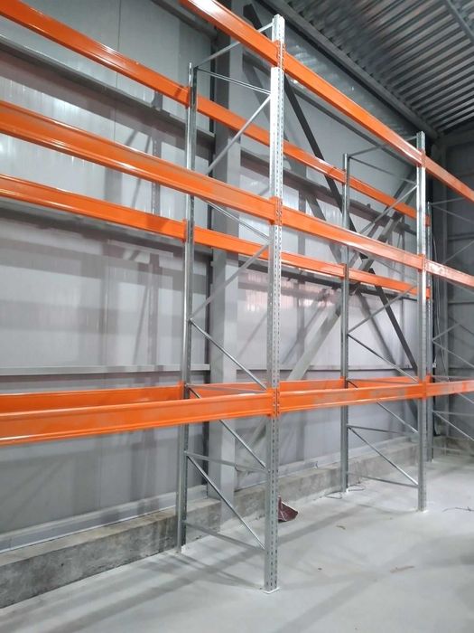 Паллетний стелаж Полочний стелаж мезонін Стелаж б/в б/у