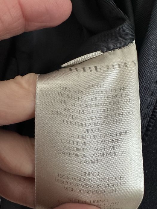 Пальто burberry шерсть