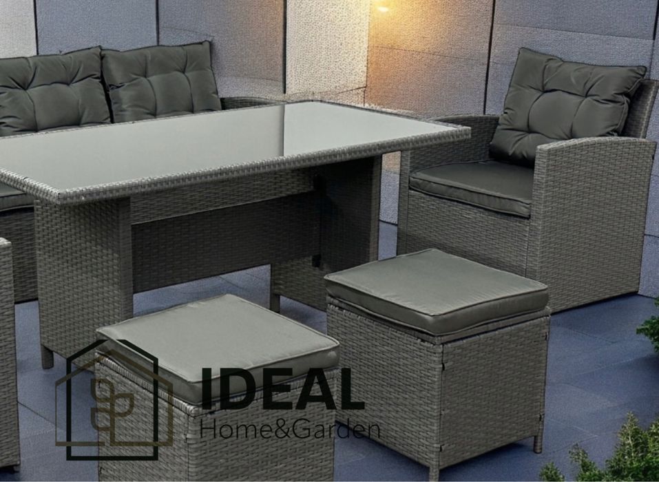 Meble ogrodowe technorattan zestaw sofa fotele kolory