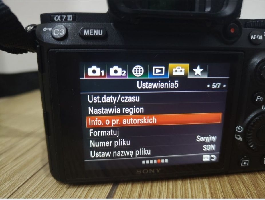 Sony a7iii niski przebieg