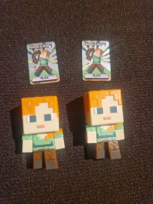 Figurki minecraft kinder joy