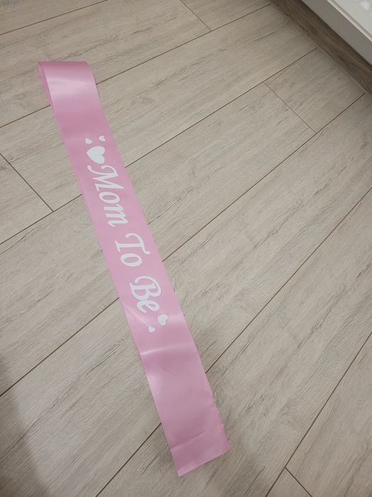 Baby Shower Szarfa Mom to Be