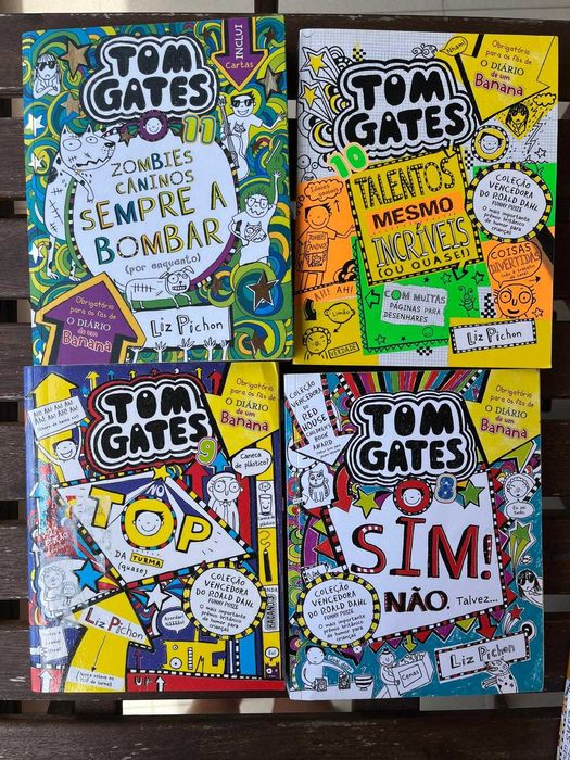 Livros coleção "TOM GATES"