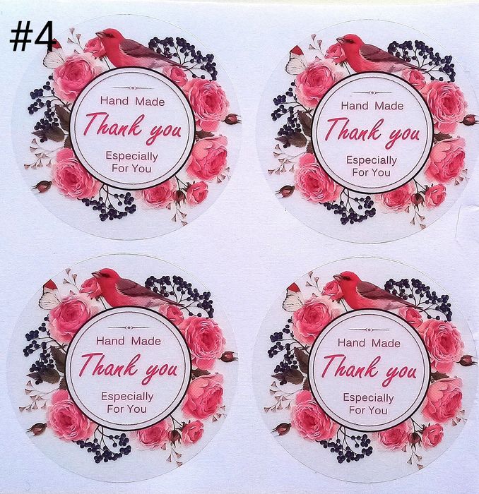 Бирки, наклейки, этикетки "Hand Made" упаковка изделий ручной работы