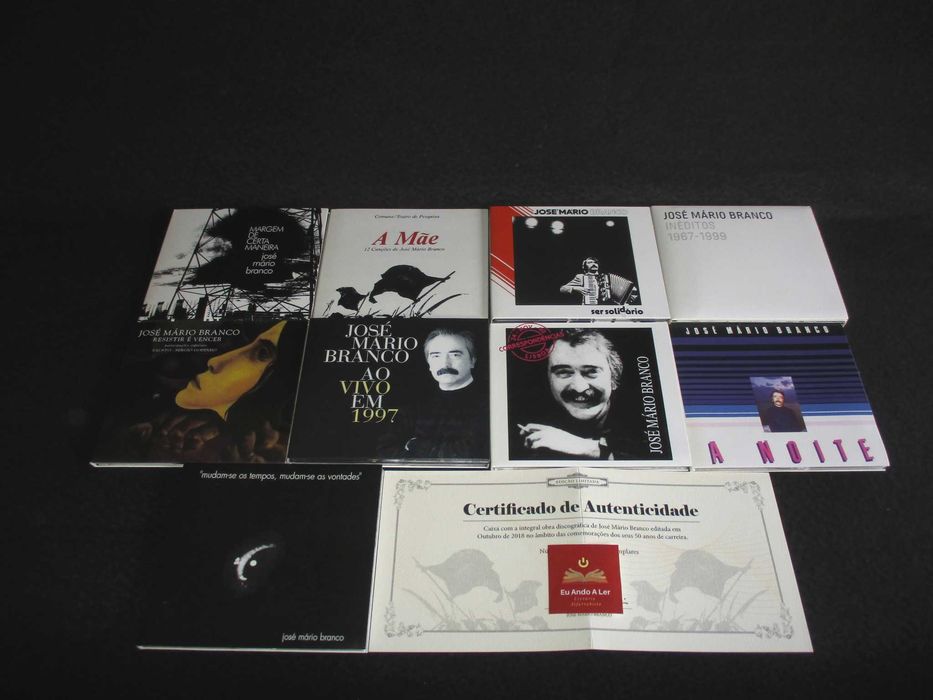 CD's de Música Portuguesa Fausto Zeca Afonso José Mário Branco Adriano
