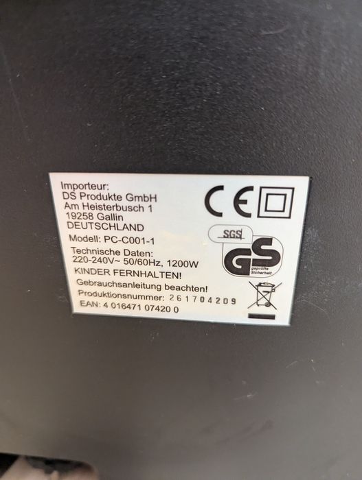 Odkurzacz bezworkowy/kolbowy