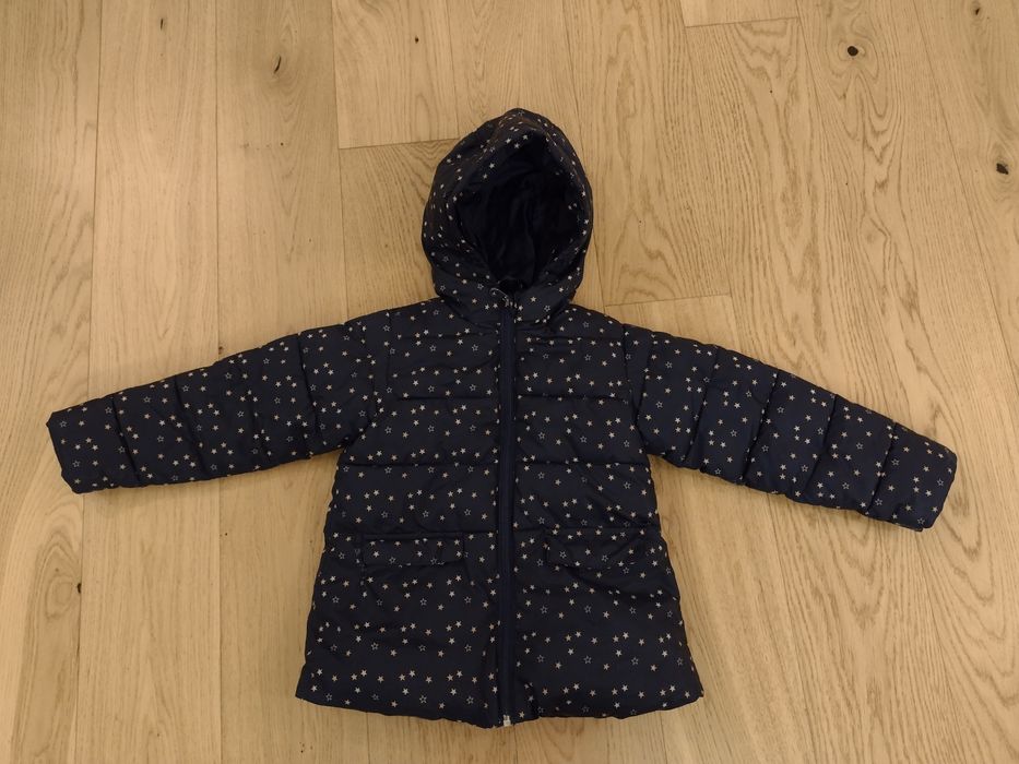 Kurtka granatowa w gwiazdki 4-5 lat 104-116cm