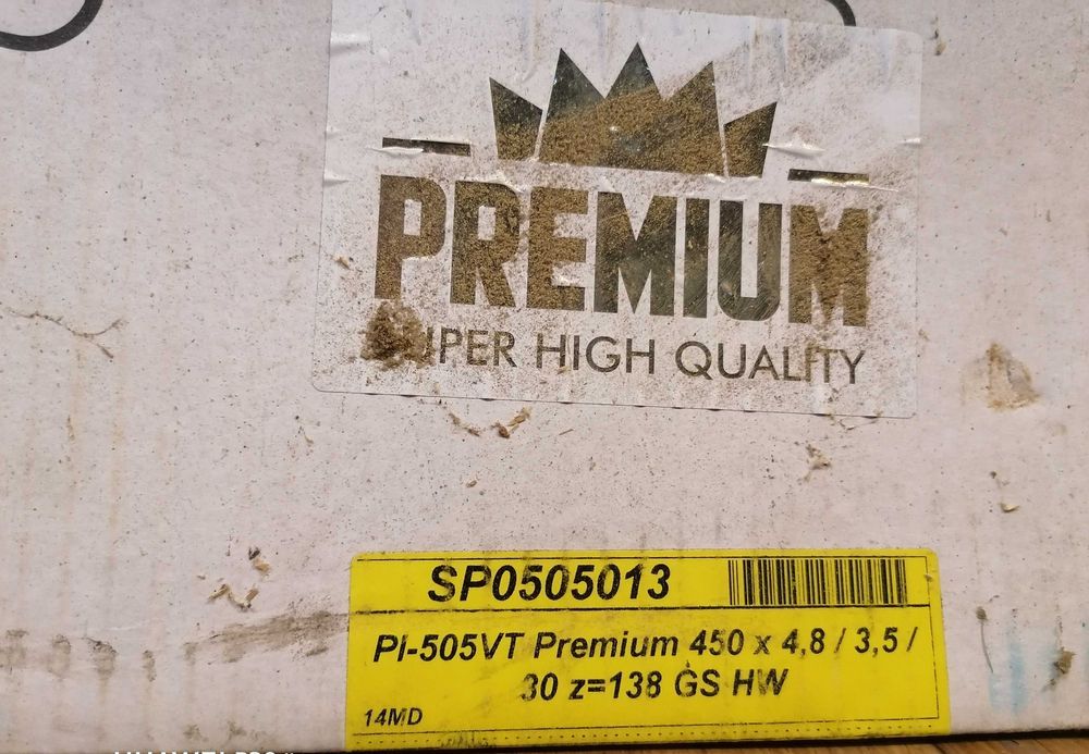 piła tarcza FABA Pl-505VT Premium 450x4,8/3,5/30 z = GS HW nowa