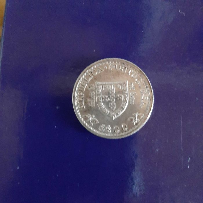 Vendo Moeda Prata 5$00 Centenário Infante Dão Henrique 1960