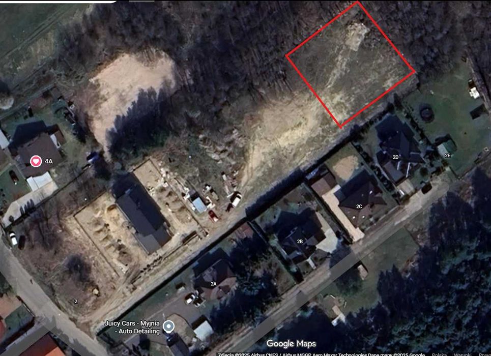 Dyzin Działka 1200 m² z mediami w spokojnej okolicy