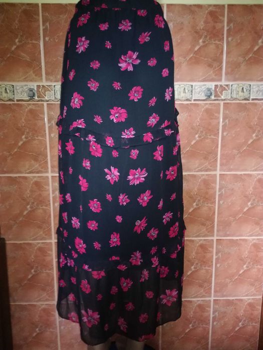 Макси юбка асимметрия