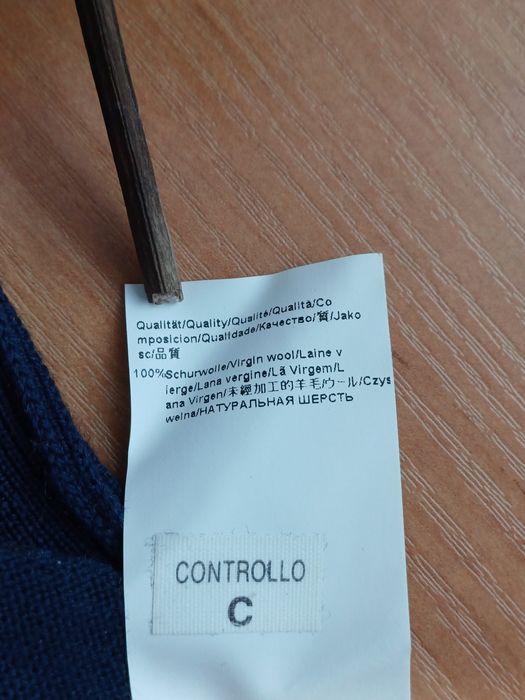 Свитер шерсть мужской HUGO BOSS оригинал XL