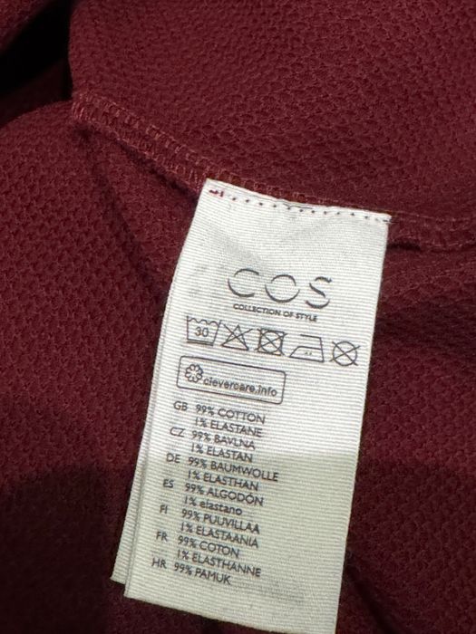 Коттоновая кофта поло Cos