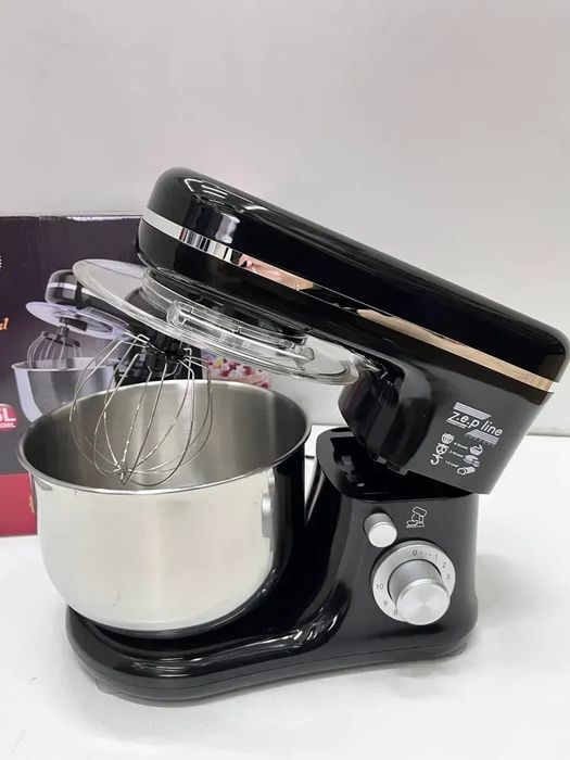 Кухонний тістоміс міксер 3в1 на 3500Вт 5літрів Zepline ZP-9832