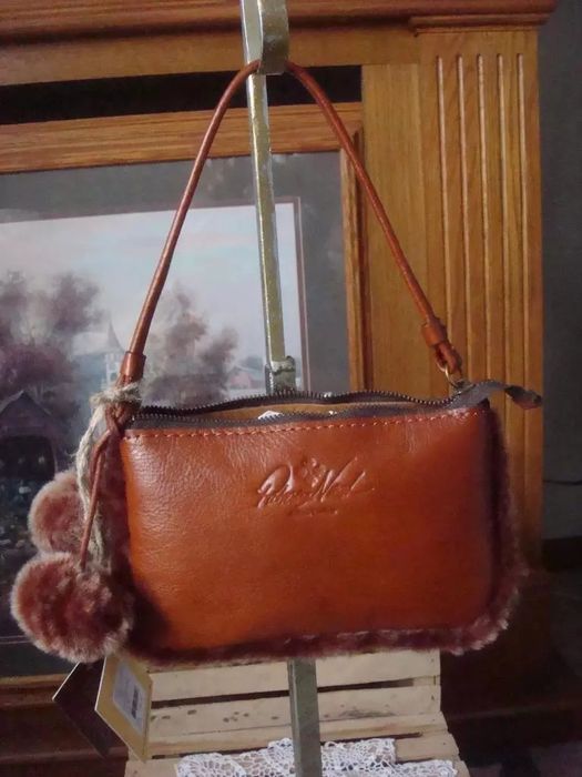 Шкіряний гаманець сумка PATRICIA NASH Piedmont Sherpa