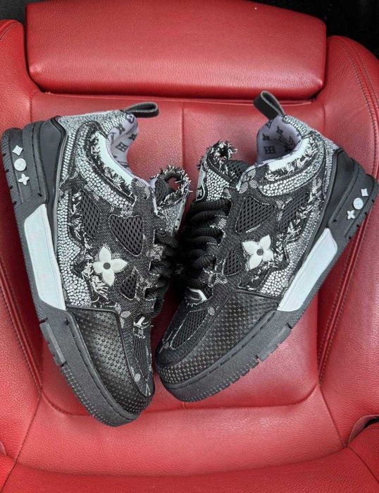 Кросівки Louis Vuitton Skate Swarovski луї вітон скейт  лв сваровскі