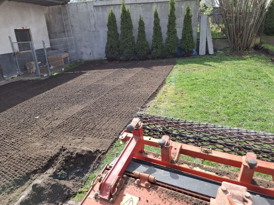 Glebogryzarka separacyjna przygotowanie pod trawnik